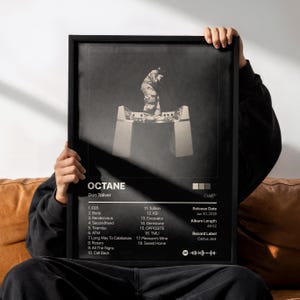 Don Toliver OCTANE Album Cover Poster - Free Worldwide Shipping - Rap Wall Art - Hip Hop Room Decor - Music Gift for Fans