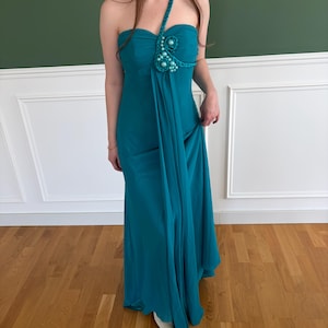 early 2000s prom dresses Teal Dress Black dress