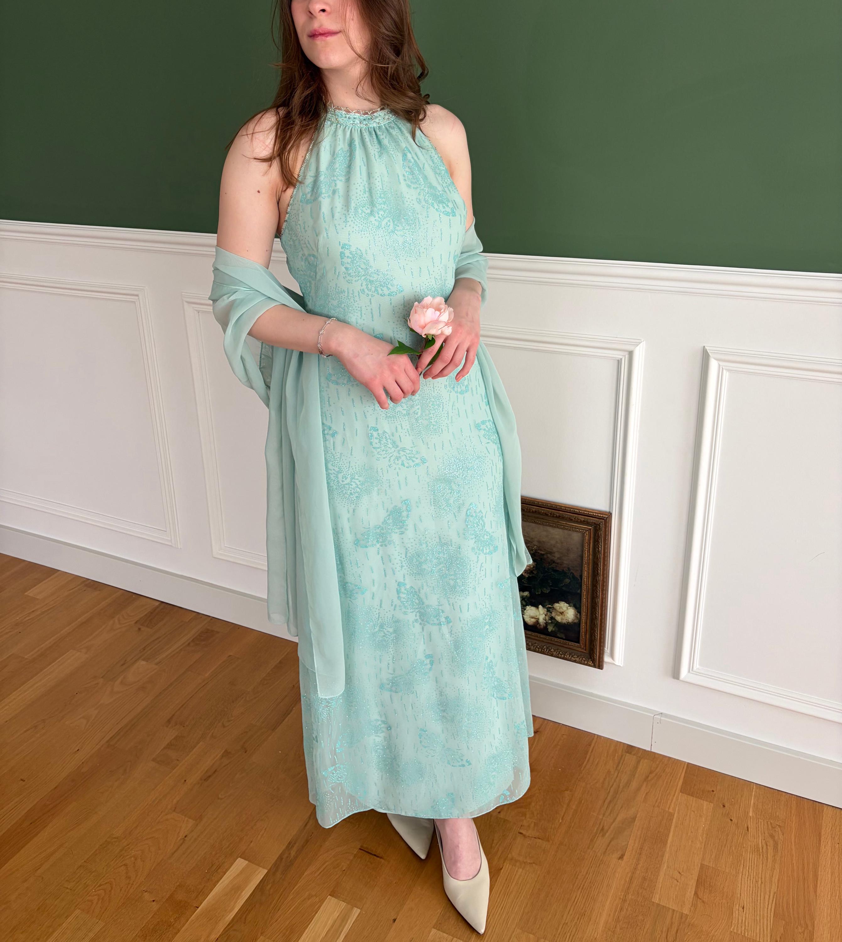 pretty lavish champagne dress Piper Maxi Bridesmaid Color:Sea Mist (MediumSeaGreen) while the corset _Spain Women's Maxi long Dress