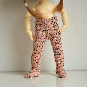 Little polka dot pink tights / pantyhose for Lati Yellow, Middie Blythe or Pukifee dolls