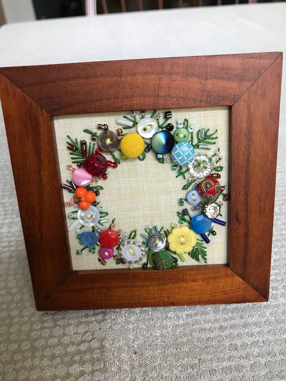 Antique Hand Embroidered Buttons