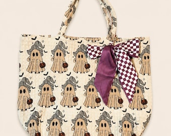 Spooky Ghost Tote Bag