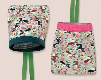 Doggie Motif Handmade Car Trash Bin – Reusable & Convenient