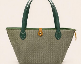 Green Everyday Handmade Bag