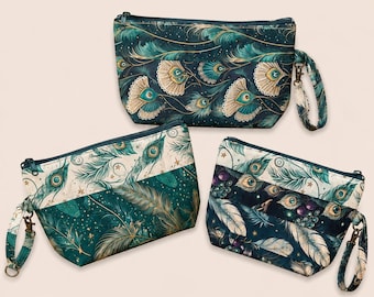 Feather Versatile Zipper Pouches