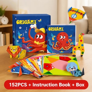CE Approved Children Folding Paper Set Creative 3D Handmade Activity For Kindergarten Learning Gift