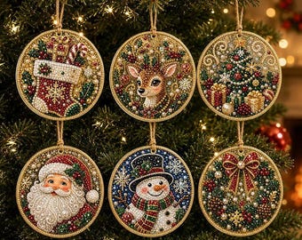 6pcs DIY Pearl Hanging Ornaments Kit