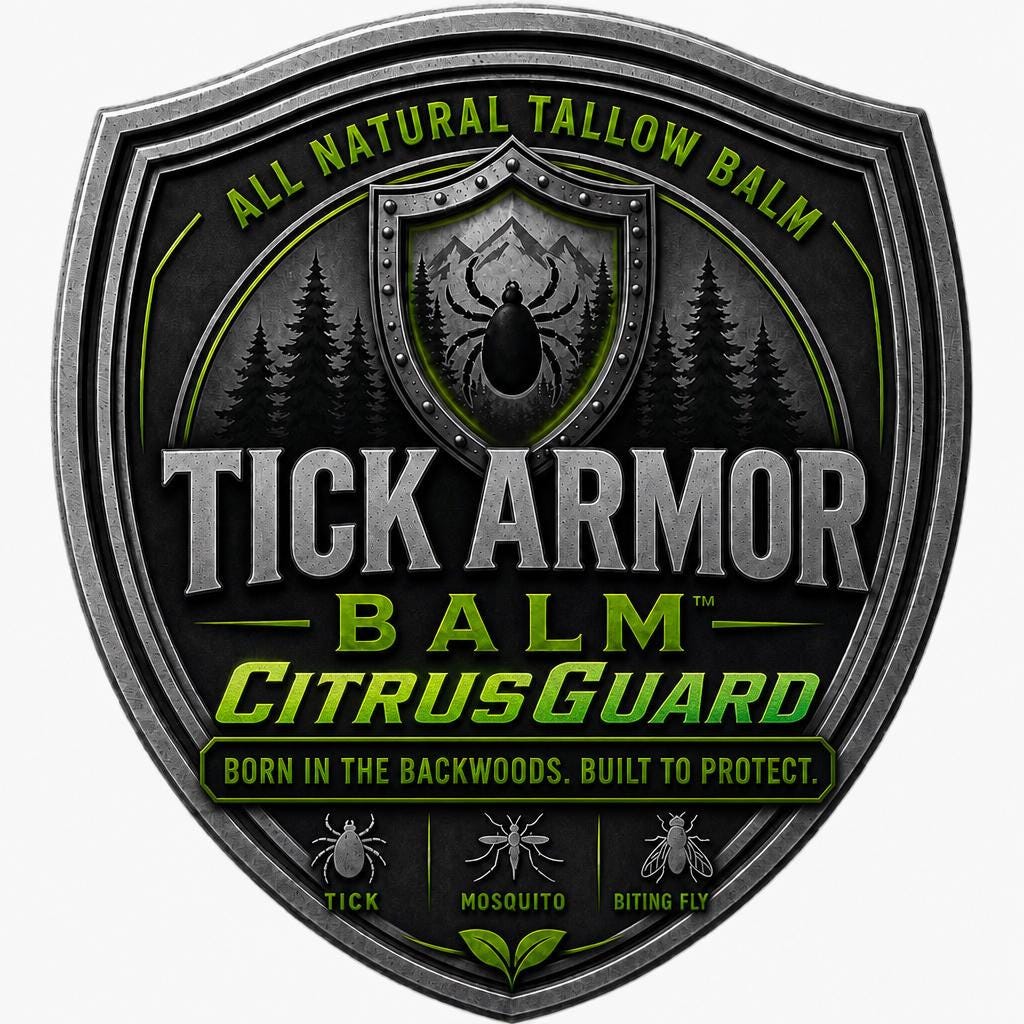 Tick Armor Natural Tick and Mosquito Repellent Tallow Balm