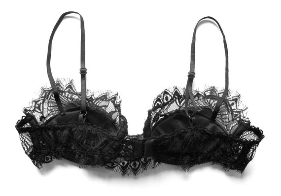 Wholesale black lace balconette bra For Supportive Underwear
