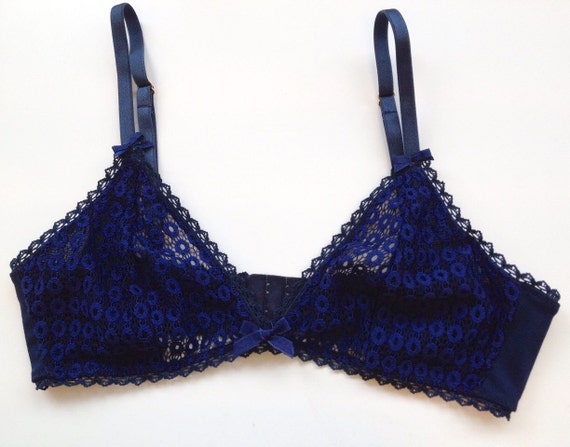navy blue bralette
