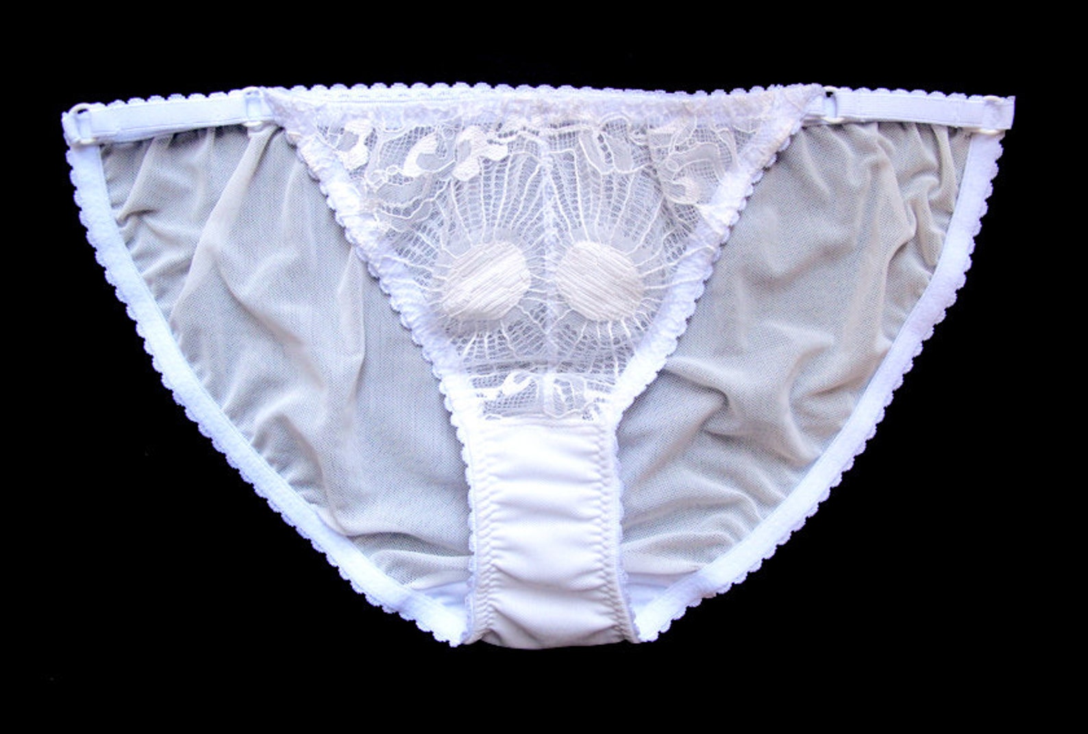 White Sheer Panties Sexy Sheer Panties See Through Knickers Mesh