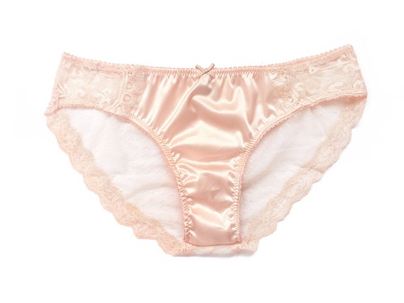 Pink Sheer Panties Pink Lace Panties Pink Silk Panties -  Canada