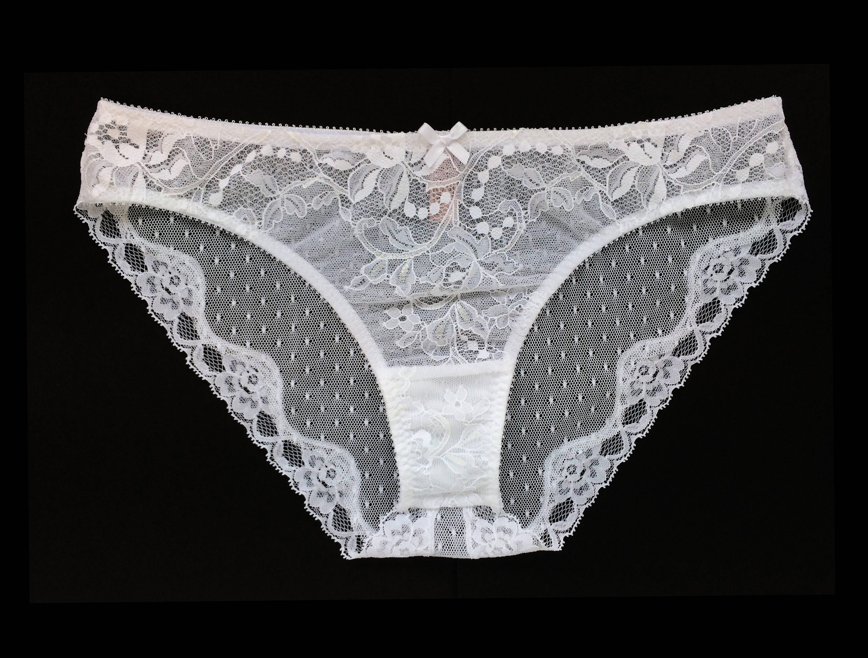 Bride Panties Lace Panties White Lace Sheer Panties See Through