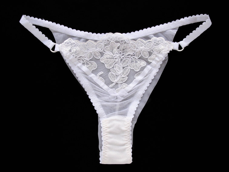Bridal Lace Thong - Etsy