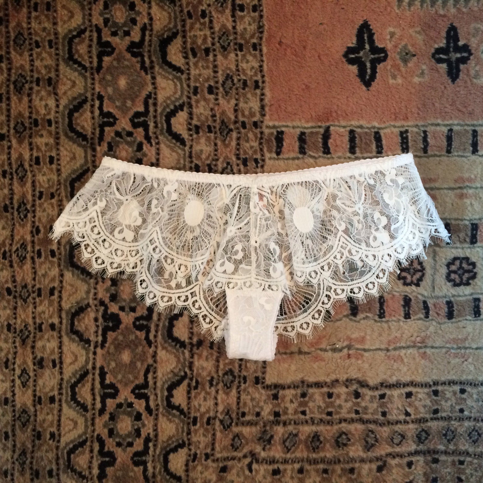 White Lace French Knickers White Panties White Lace Short Etsy