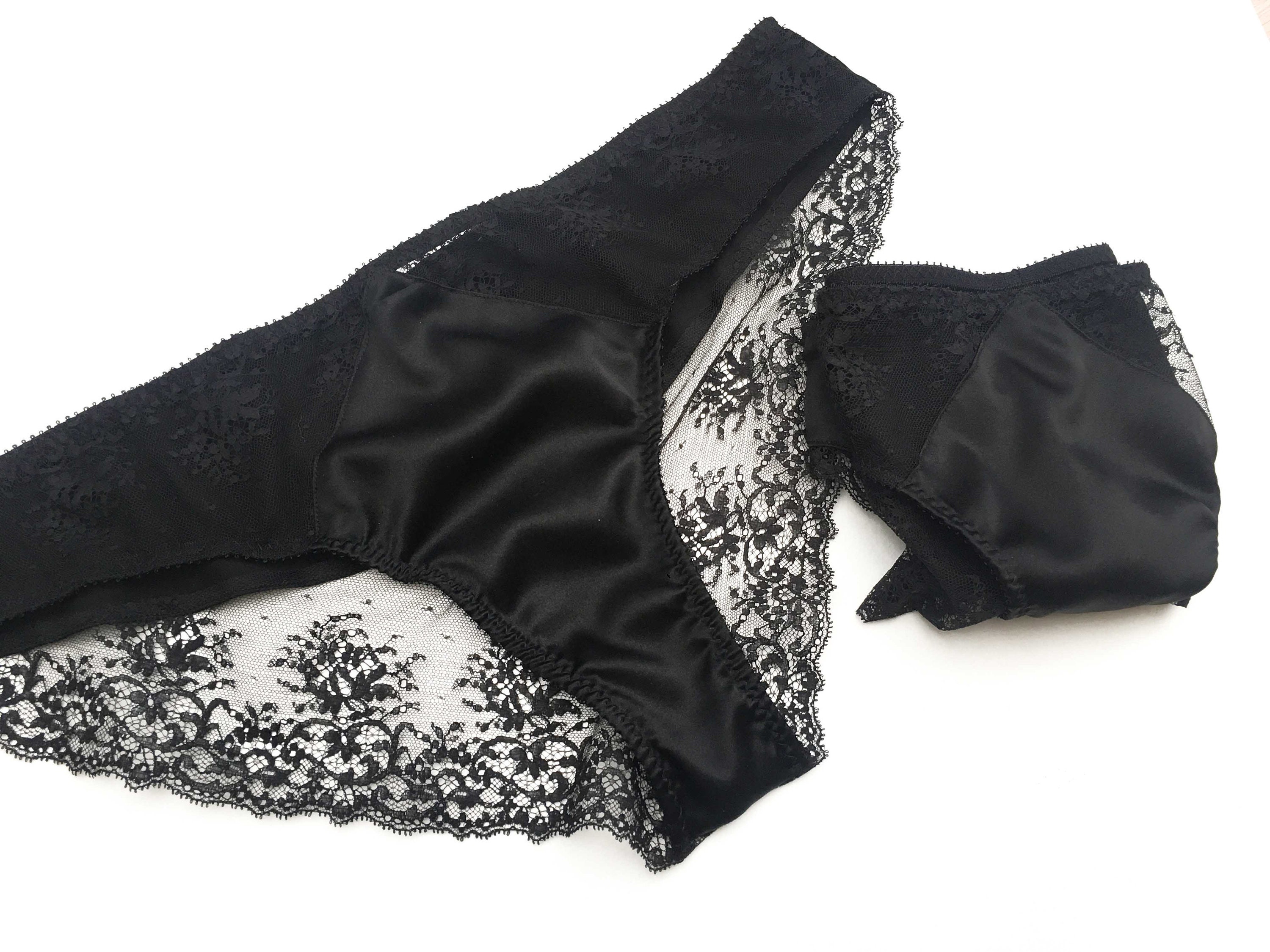 Buy women'secret Classic Black Microfiber and Lace Panty 2024