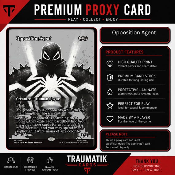 Opposition Agent Proxy Card