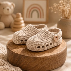 Crochet Baby Clogs Pattern, Easy Sandals Booties Tutorial (Digital Download)