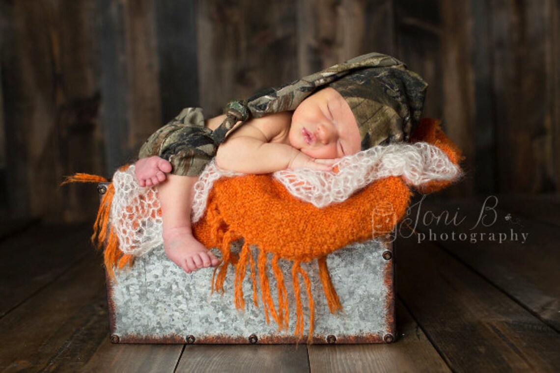 Newborn Camo Hat and Pants Set Hunting Little Hunter Newborn Etsy