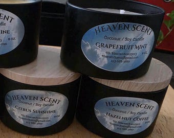 HeavenScent Coconut/Soy Candles