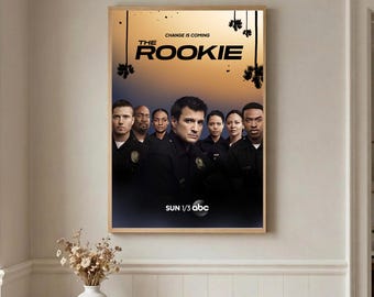 Filmposter „The Rookie“, Leinwandbild für die Wand, Wanddekoration für Zuhause, Sammlerstück für Filmfans, Geschenkidee für Filmliebhaber