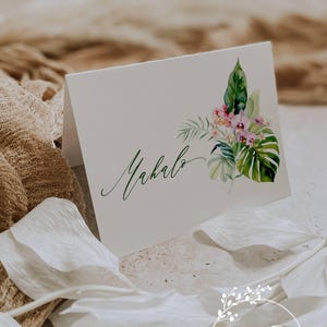 Hawaiian Thank You Notes: Tropical Flower Cards, Set of 12 with Envelopes