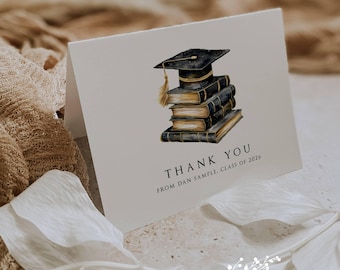Personalized Graduation Thank You Cards: Next Chapter (Set of 12)
