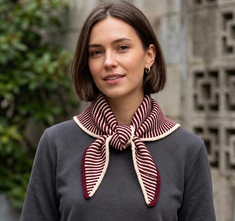 Beginner Triangle Scarf Knitting Pattern PDF Instant Download, Easy ...