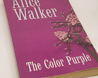 Vintage book: The Color Purple - Alice Walker. Beautiful edition. Modern classics. Black History Month. Sister gift. In cinemas now.