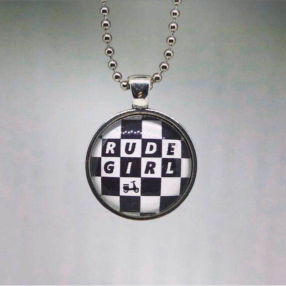 British Subculture Necklace Rude Girl Rude Boy Ska Etsy