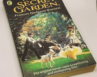 Vintage copy of The Secret Garden. Frances Hodgson Burnett. Children’s classic. Bookish gift. Book collector. Books on film.