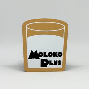 Bücherwurm-Kühlschrankmagnet: Eine Uhrwerk-Orange. Pop Kultur Kunst. Geschenk für Kino Liebhaber. Korova Milchbar. Moloko Plus. Taos Lieblingsfilme.