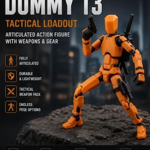 Dummy 13 Tactical Loadout – Beweegbare actiefiguur met 6 wapenaccessoires