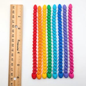 3D-utskriven artikulerad orm-fidgetleksak | Posebar, anpassade färger (15 cm)