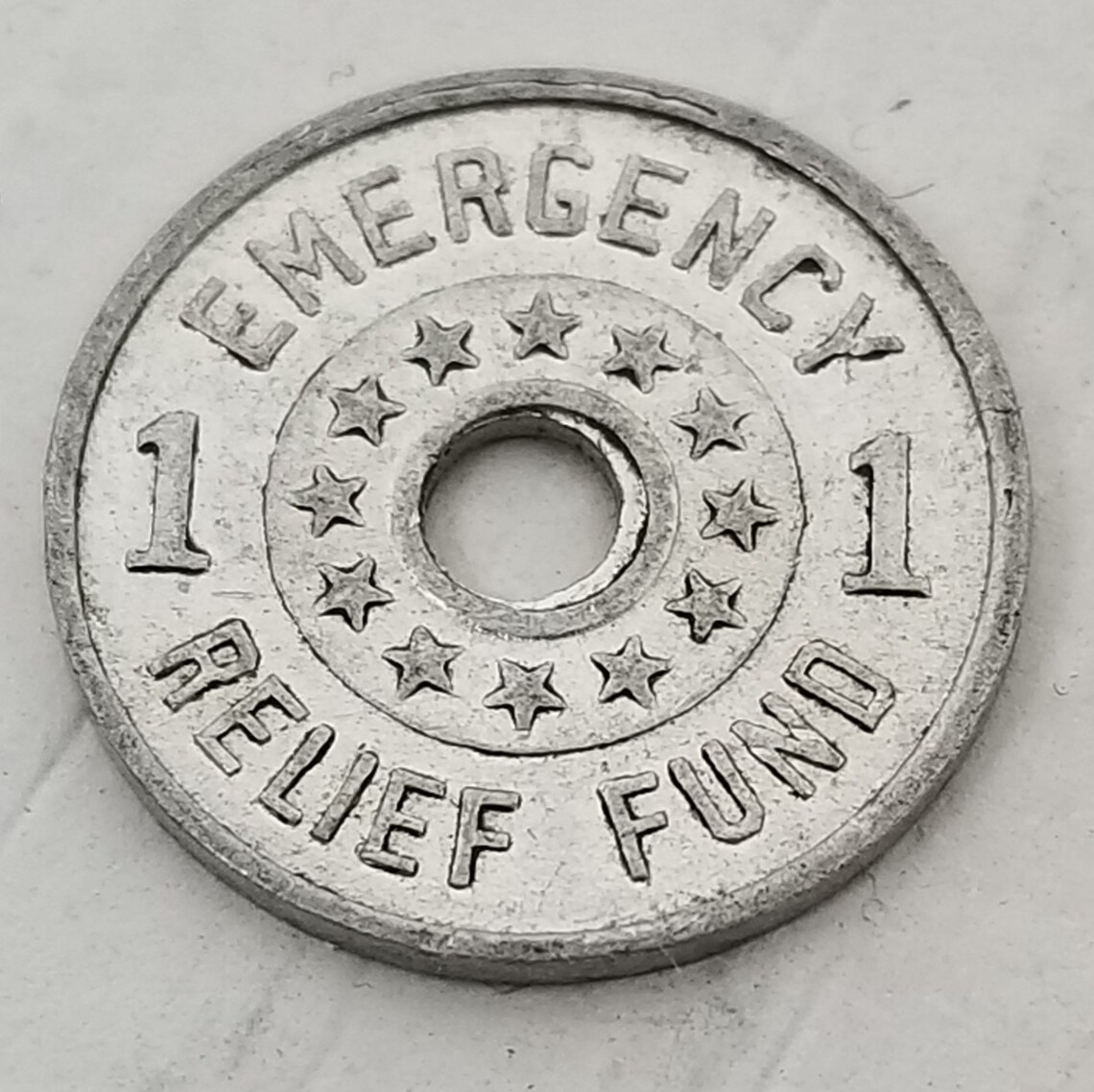 Vintage Aluminum Token Utah Sales Tax Token Emergency Relief Etsy