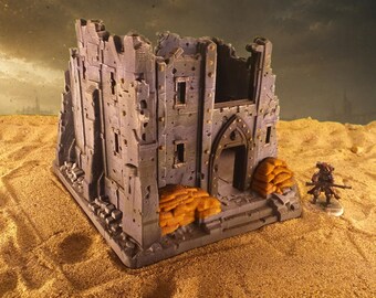 Befestigte Ruine des Weltraumimperiums | 28-mm-Tabletop-Gelände (ABS-GF)