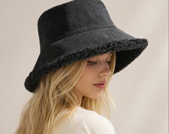 Bucket Hat Pattern, Sun Hat Sewing Pattern, Reversible Bucket Hat, Hat Pattern, Sewing Patterns, Beginner Sewing Pattern Bucket Hat : S-M-L