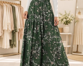 Maxi Skirt Pattern | XS-XXXL | Skirt PDF Sewing Pattern | Skirt Pattern | Beginner Sewing Pattern | Women Sewing Pattern, Long Skirt Pattern