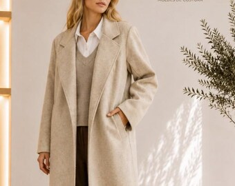 Coat Sewing Pattern for Women | Winter Coat Pattern | Long Coat Pattern | Jacket Sewing Pattern | Women Sewing Pattern Jacket Coat