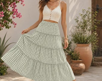 Maxi Skirt Pattern, Skirt Sewing Pattern, Women Skirt Pattern, Sewing Patterns, Women Sewing Pattern, Long Skirt Patt XS-XXXL