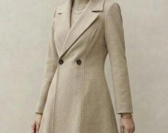 Winter Coat Sewing Pattern Women | Coat Pattern | Long Coat PDF Pattern | Jacket Sewing Pattern | Women Sewing Pattern XS-XXXL