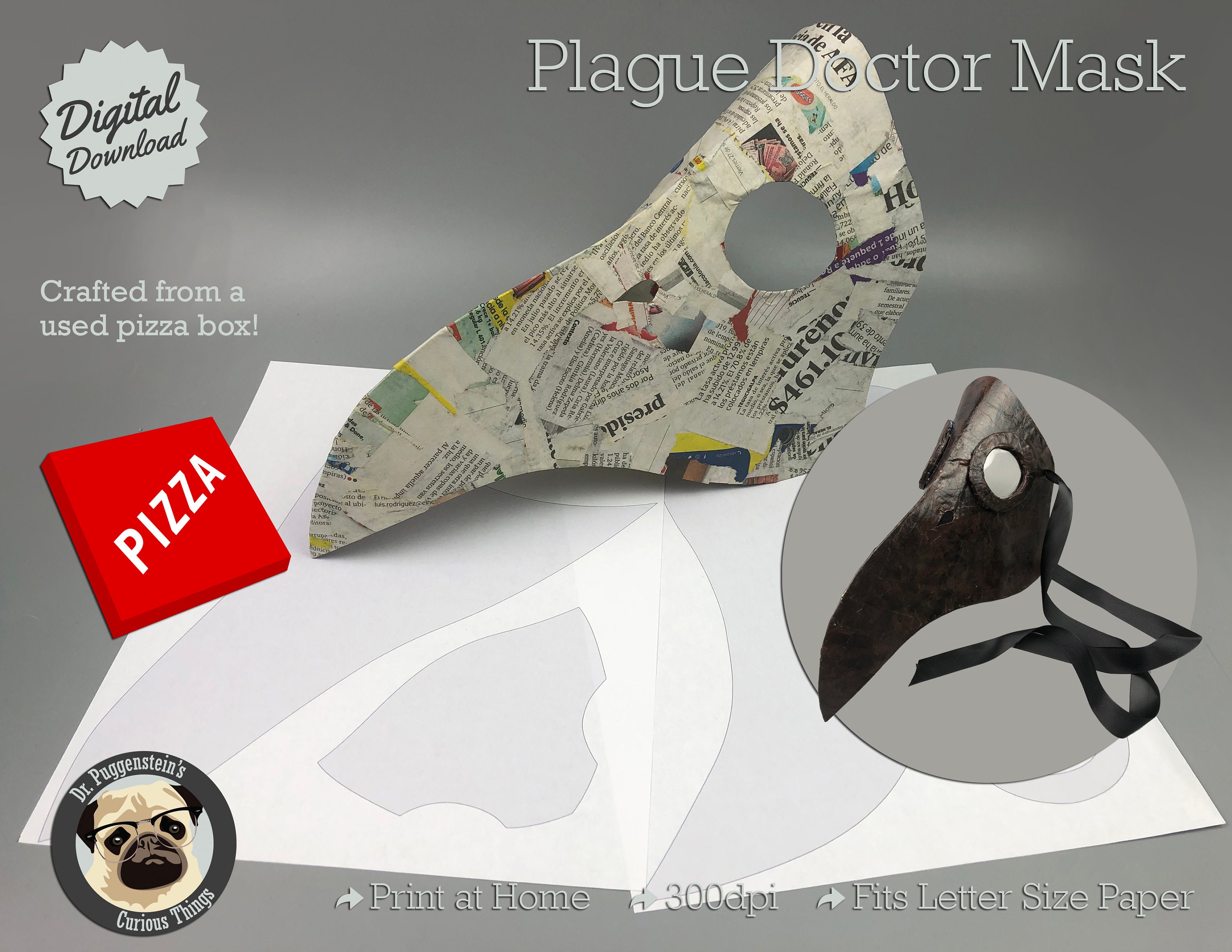 Plague Doctor Mask Pattern