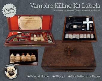 Make Your Own Professor Ernst Blomberg's 19th Century Vampire Killing Kit