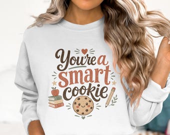 Camiseta de profesora "Eres una chica inteligente"