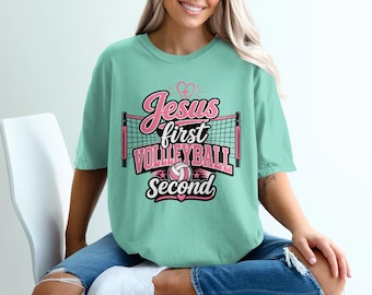 Camiseta "Jesús primero, voleibol segundo"