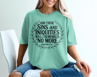 Camiseta con Hebreos 10:17