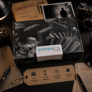 Gruzzle - The Spy: A Case of Ciphers – Mystery Puzzle Game, Offline, Codes, Family Friendly