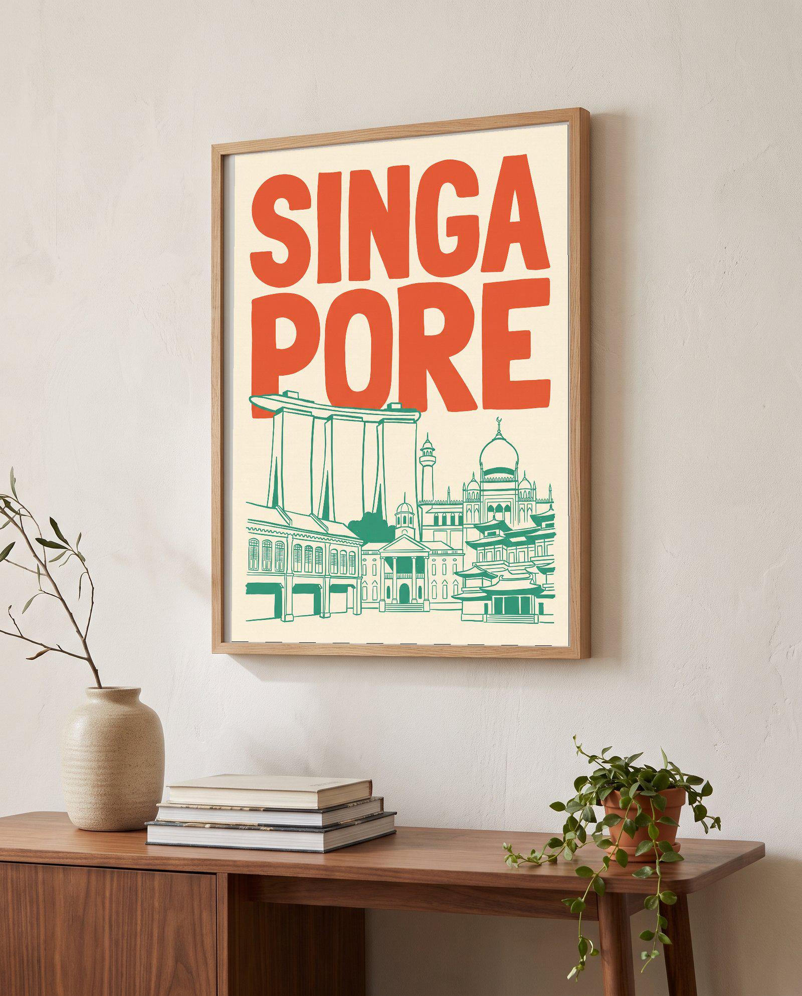 Singapore poster - Etsy 日本