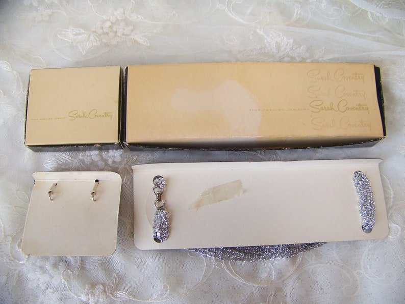 Vintage Sarah Coventry Jewelry Set in Original Boxes.Sarah Etsy