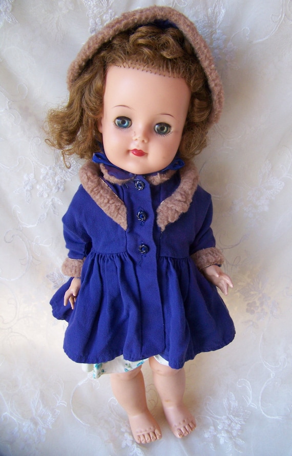 vintage walking doll